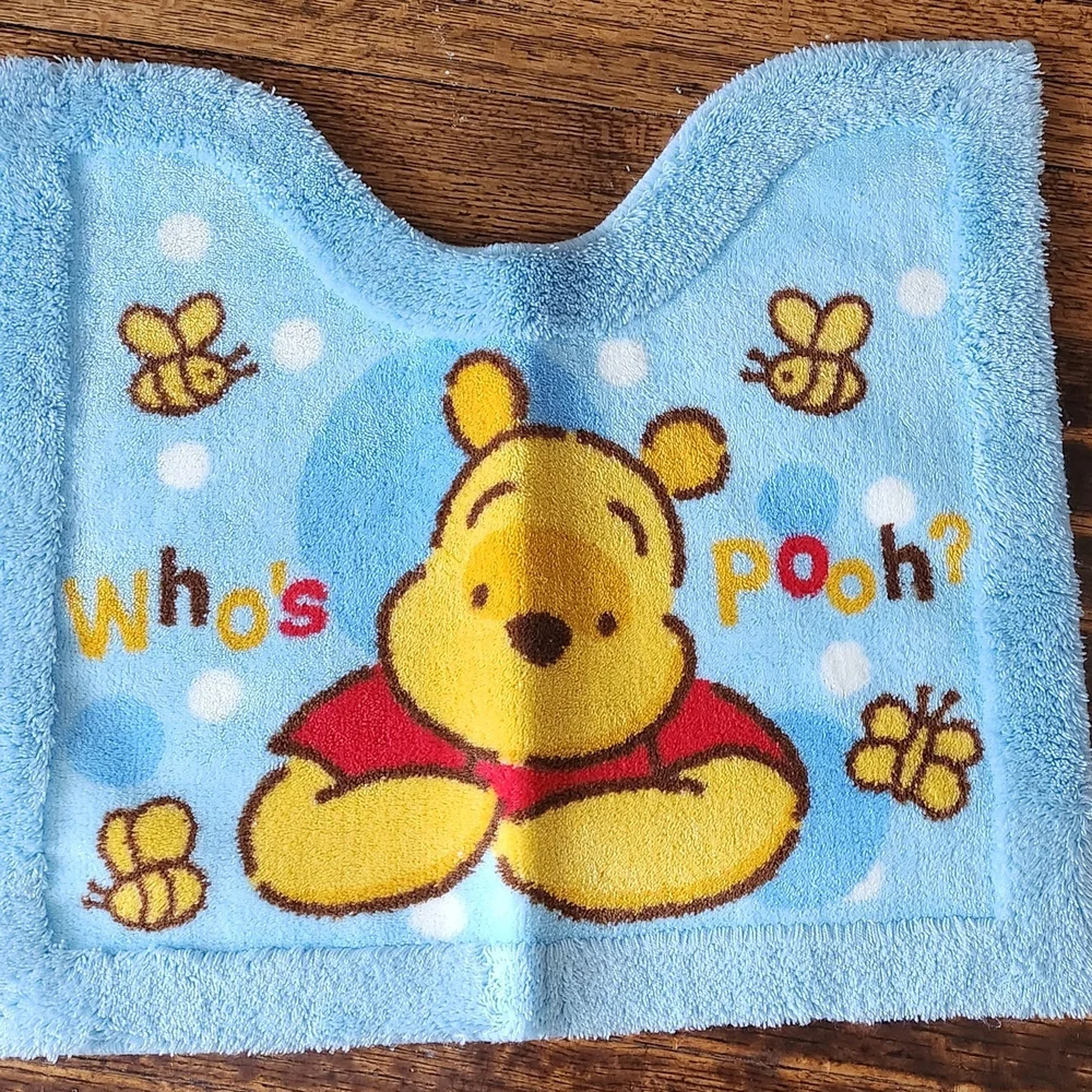 Winnie the Pooh Blue Bath Mat